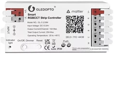 Gledopto GL-C-218M – 5-in-1 išmanus LED valdiklis, 20 A, Matter(Wi-Fi)