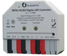 Gledopto GL-C-310WL ESP32 Mini WLED skaitmeninės LED juostos valdiklis