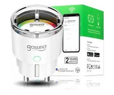 Gosund EP2 išmanusis WIFI elektros kištukas 10A TUYA, Smart Life, Gosund