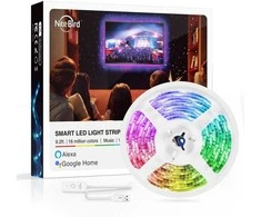 Gosund SL1 LED juostos 2,8m RGB komplektas WIFI valdiklis ir maitinimas 4W TUYA, Smart Life, Nite Bird