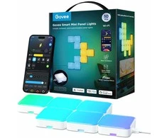 Govee Mini Panel Lights (10 vnt.), RGBIC, Wi-Fi + Bluetooth LED panelės