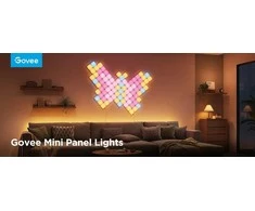 Govee Mini Panel Lights (10 vnt.), RGBIC, Wi-Fi + Bluetooth LED panelės