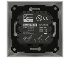 HeatIT Z-TRM6 Zwave termostatas juodas matinis 16A