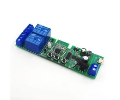 Kita Išmanioji 2 kanalų Zigbee RF 5V-32V relė, NO NC kontaktai 10A AC/DC