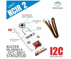 M5Stack NCIR2 Unit (MLX90614) – bekontaktis infraraudonųjų spindulių temperatūros jutiklis