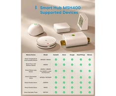 MEROSS MST100-EU išmanusis laistymo valdiklis su Wi-Fi