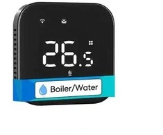 Mercusys Meross MTS215 Wifi termostatas Katilo / vandens šildymo sistemai Apple Homekit, Matter juodas
