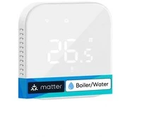 Meross MTS215 Wifi termostatas Katilo / vandens šildymo sistemai Apple Homekit, Matter, baltas