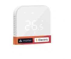 Meross MTS215MA 16A Wifi Matter išmanus termostatas elektriniam grindų šildymui, baltas