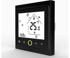 Moes BHT-002-GB termostatas elektrinei šildymo sistemai su temperatūros sensoriumi grindims TUYA
