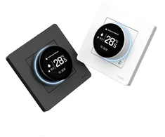 Moes Star Ring Zigbee išmanusis termostatas elektriniam šildymui 16A, tamsiai pilkas