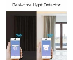Moes WSS-LS wifi išmanusis šviesos sensorius valdomas programėle Tuya / Smart life