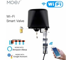 Moes WV-LZ išmanusis vandens / dujų vožtuvo pavara valdoma programėle Tuya / Smart life