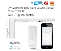 Moes Zigbee užuolaidų bėgelis 4.2m ilgio su elektriniu motoru TUYA