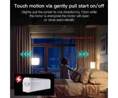 Moes Zigbee užuolaidų bėgelis 6.2m ilgio su elektriniu motoru TUYA