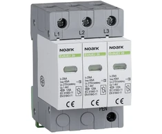 Noark Ex9UE2 20 3P 275 – viršįtampių ribotuvas T2, 3P, 20 kA, 275 V