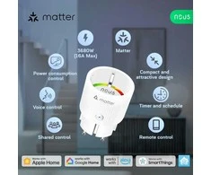 Nous A8M Matter išmanusis WIFI kištukas 16A