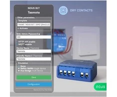 NOUS B1T WIFI Tasmota 1 kanalo relė ESP32