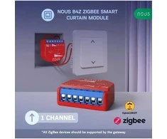 NOUS B4Z Zigbee variklio (užuolaidų) valdiklis