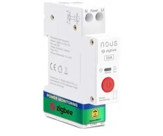 Nous D3Z Zigbee 1 kanalo 25A relė montuojama ant DIN bėgelio
