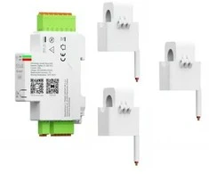 NOUS D4Z Zigbee 3.0 120A DIN 3 fazių elektros sąnaudų skaitiklis