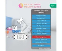NOUS L6T Wifi Tasmota išmanioji relė 10A