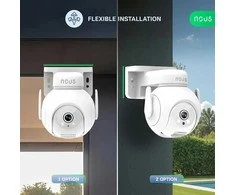 Nous W8 Wifi išmanioji PTZ lauko kamera 3MP