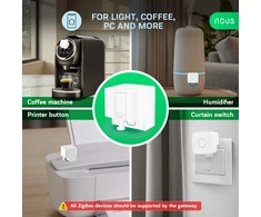Nous Zigbee C2 belaidis nuotolinis mygtuko paspaudėjas