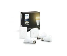 Išmanaus apšvietimo rinkinys Philips Hue 3x E27 lemputės + reguliatoriaus jungiklis