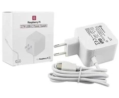 Raspberry Pi 27W USB-C maitinimo šaltinis - 5.1V/5A skirtas Raspberry Pi 5 - baltas