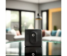 Shelly BLU H&amp;T ZB temperatūros ir drėgmės sensorius, zigbee, juodas