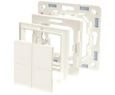 Shelly Group Išmanusis keturių mygtukų Bluetooth jungiklis Shelly BLU Wall Switch 4 Legrand Adapteris
