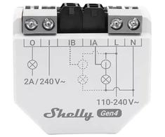 Procesorius Shelly EM Gen4 išmanus dviejų kanalų elektros energijos matuoklis