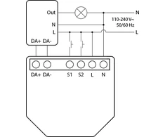 Shelly GEN3 DALI dimeris pagrindinis valdiklis (Wifi, Bluetooth)