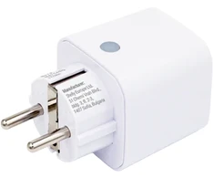 Shelly Plug M Gen3 - 4 vnt. išmanių Wi-Fi Matter kištukinių lizdų su galios matavimu (baltas)