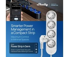 Shelly Group Išmanus maitinimo blokas Shelly Power Strip 4 Gen4