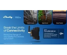 Shelly Pro LoRa Add-on priedas Shelly Pro relėms
