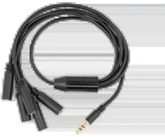 Shelly spliter 1 į 5 - 3.5mm jack (Priedas skirtas The Pill by Shelly)