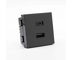 Shelly Wall Ekranas stand priedas USB, juodas