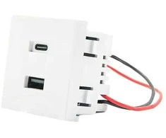 Shelly Wall Ekranas stendo priedas USB, baltas