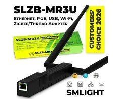 SMLIGHT SLZB-MR3U – Zigbee ir Thread (Matter) LAN / PoE / USB / Wi-Fi adapteris (CC2674P10 + EFR32MG24)