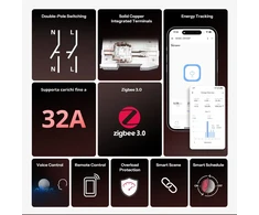 SONOFF Basic ZB1GSP išmanioji Zigbee DIN bėgelio relė 32A
