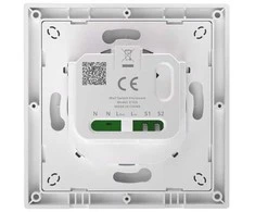 Sonoff E1GS Fusion serijos 1 klavišo mygtukas, baltos spalvos