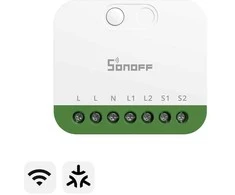 Sonoff Mini Duo 2 kanalų Wifi išmanioji relė, Matter