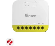 Sonoff Mini Duo-L 2 kanalų Zigbee 3.0 išmanioji relė (be nulio)