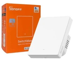Sonoff SwitchMan ZBM5 Zigbee jungiklis 1 klavišo, baltas 80W