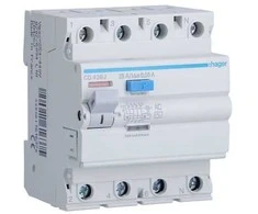 Srovės nuotėkio relė HAGER 30MA 4X40A AC, 400 V