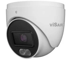 Visar Turret Pro IP vaizdo kamera 4MP 2.8mm Dual apšvietimas, balta