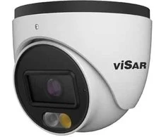 Visar Turret Pro IP vaizdo kamera 6MP 2.8mm Dual apšvietimas, balta