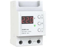 ZUBR D40 vienfazė įtampos apsaugos relė